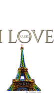 I Love Paris eiffel tower creative blank journalsir Michael Huhn designer edition: I Love Paris eiffel tower creative blank journal