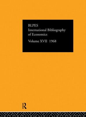 IBSS: Economics: 1968 Volume 17 - Compiled by the British Library of Political and Economic Science