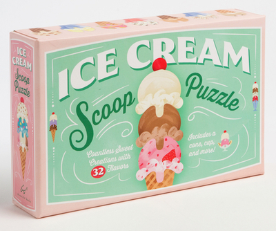 Ice Cream Scoop Puzzle: Countless Sweet Creations with 32 Flavors - 