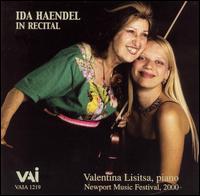 Ida Haendel in Recital - Ida Haendel (violin); Valentina Lisitsa (piano)