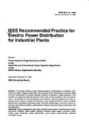 IEEE Recommended Practice for Electrical Power Distribution in Plants (IEEE Red Book)