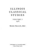 Illinois Classical Studies: v. 1