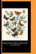 Illustrations from the Book European Butterflies and Moths by William Forsell Kirby (1882): Sketch Book: Kaleidoscope of Fluttering Butterflies and Caterpillars / Gallery and Museum Art