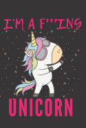 I'm a F***ing Unicorn: Password Book/ Discreet Password Keeper/ Funny Unicorn design