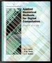 Applied Numerical Methods for Digital Computation