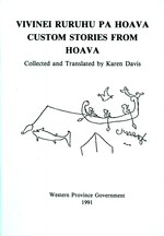 Vivinei Ruruhu pa Hoava: Custom Stories from Hoava