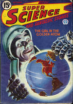Super Science Stories (Canadian) 1945 Vol. 01 # 20 October: the Girl in the Golden Atom / the Witch-Makers / Space Station No. 1 / Karpen the Jew / Blind Man's Buff / the Legion of Og
