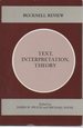 Text, Interpretation, Theory (Bucknell Review, Vol. 29, No. 2)