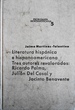 Literatura hispnica e hispanoamericana: tres autores revalorados, Ricardo Palma, Julin del Casal y Jacinto Benavente