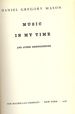 Music in My Time and Other Reminiscences