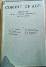 Coming of Age Studies in South African Citizenship and Politics