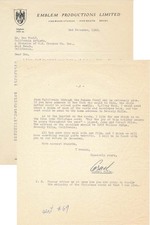Typed Letter Signed