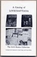 A Catalog of Lovecraftiana: the Grill/Binkin Collection