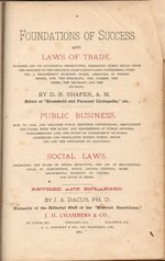 Foundations of Success and Laws of Trade: Public Business: Social Laws