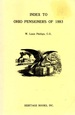 Index to Ohio Pensioners of 1883