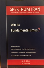 Was ist Fundamentalismus? Spektrum Iran Zeitschrift fur islamisch-iranische Kultur