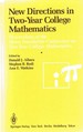 New Directions in Two-Year College Mathematics