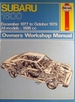 Subaru Owners Workshop Manual