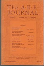 The a.R.E. Journal; Volume VII, No. 6: November, 1972
