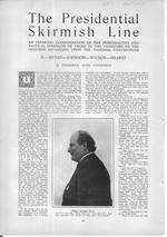 Print: "the Presidential Skirmish Line: an Impartial Consideration of the Personalities and Tactical Strength of...William Jennings Bryan, John a. Johnson, Woodrow Wilson, William Randolph Hearst"...Essay & Photos From Harper's Weekly, May 16, 1908