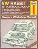 Vw Rabbit, Jetta, Scirocco, Pick-Up. All Gasoline Engine Models: '74 Thru '81 (Scirocco Mk 1), '74 Thru '84 (Rabbit, Jetta, Pick-Up Mk 1), '80 Thru '85 (Rabbit Convertible). Owners Workshop Manual