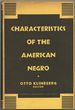 Characteristics of the American Negro