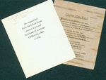 An Original Leaf From Birch Bark Poems. Presented By Glen & Mary Helen Dawson and Wallace & Corry Nethery to the Miniature Book Society Conclave X.