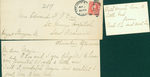 Ms Letter to Mazie O'Day, Aug. 2, 1917, From Her Uncle Vic and Aunt G[Erd? ], at St. Mary's Hospital Where Mazie Has Just Given Birth to Her First Son, Edward F. O'Day Jr