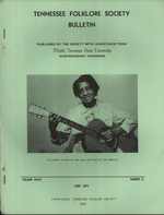 Tennessee Folklore Society Bulletin, Volume 36, Number 2