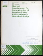 Method Development for Determination of Polychlorinated Hydrocarbons in Municipal Sludge