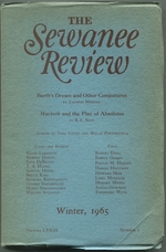 The Sewanee Review  Volume Lxxiii, Number 1, January-March, 1965