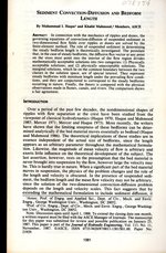 Sediment Convestion-Diffusion and Bedform Length (Journal of Hydraulic Engineering)