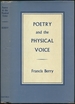 Poetry and the Physical Voice