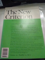 The New Criterion May 2002 Volume 20 Number 9