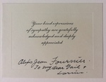 Signed Bereavement Card