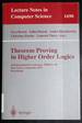 Theorem Proving in Higher Order Logics: 12th International Conference, Tphols'99, Nice, France, September 14-17, 1999, Proceedings (Lecture Notes in Computer Science)