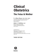 Clinical Obstetrics: the Fetus and Mother
