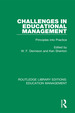 Challenges in Educational Management