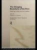 The Changing Boundaries of the Firm