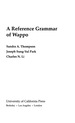 A Reference Grammar of Wappo