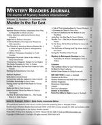 Mystery Readers Journall: the Journal of Mystery Readers International, Volume 22, Number 2, Summer 2006: Murder in the Far East