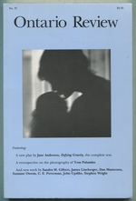 The Ontario Review: Fall-Winter 1992-93, Number 37
