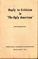 Reply to Criticism in "the Ugly American "