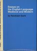 Essays on the English Language Medieval and Modern