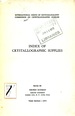 Index of Crystallographic Supplies