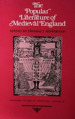 The Popular Literature of Medieval England (Tennessee Studies in Literature, Volume 28)