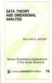 Data Theory and Dimensional Analysis (Quantitative Applications in the Social Sciences)