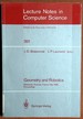 Geometry and Robotics: Workshop, Toulouse, France, May 26-28, 1988. Proceedings (Lecture Notes in Computer Science)