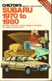 Subaru 1970 to 1980-Repair and Tune Up Guide All Sedans, Hatchbacks, Station Wagons, All 4 Wheel Drive Models Including Brat
