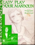 Sheet Music: "Lady, Play Your Mandolin"